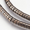 Electroplate Non-magnetic Synthetic Hematite Beads Strands G-I200-15-3