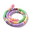 Handmade Polymer Clay Bead Strands CLAY-C003-04G-3