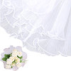 Organza Pleated Gauze Ribbon OCOR-WH0070-106C-1