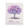 10Pcs 10 Styles Flower Tree Waterproof PET Stickers DIY-G121-03C-5