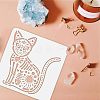 Large Plastic Reusable Drawing Painting Stencils Templates DIY-WH0172-694-3