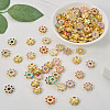 260Pcs 13 Style CCB Plastic with Rhinestones Cabochons FIND-CW0001-10-6