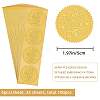 Self Adhesive Gold Foil Embossed Stickers DIY-WH0211-206-2