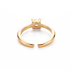 Brass Enamel Cuff Rings RJEW-T016-26G-NF-2