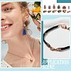 120Pcs 6 Styles Tibetan Style Alloy Cord End FIND-NB0004-49-6