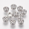 Brass Micro Pave Grade AAA Cubic Zirconia Pendants LS-ZIRC-G086-09P-NR-1