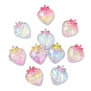 25Pcs 5 Colors Transparent Resin Fruit Decoden Cabochons RESI-CJ0004-16-9