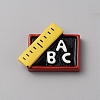 Cartoon Teachers' Day Resin Cabochons RESI-WH0038-05B-1
