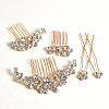 Alloy Hair Combs & Hair Forks Set PW-WG05378-01-1