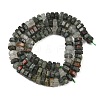 Natural African Bloodstone Beads Strands G-G317-A29-3X6MM-3