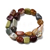 Natural Alashan Agate Beads Strands X-G-B161-B08-3