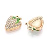 Alloy Rhinestone and Enamel Pendants PALLOY-T092-42G-01-2