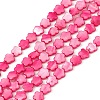 Natural Freshwater Shell Dyed Beads Strands SHEL-K001-001D-1