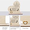 Wooden Heart Table Decorations DJEW-WH0017-006-4