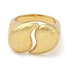 Rack Plating Brass Cuff Finger Rings for Women RJEW-C114-13B-G-2