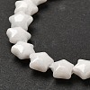 Natural White Jade Beads Strands G-Z080-A23-8mm-4