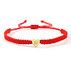 304 Stainless Steel Bead Braided Bead Bracelets HG7153-23-1