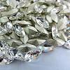 Glass Pointed Back Rhinestone Cabochons RGLA-A011-7x15mm-M-2