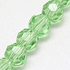 Glass Beads Strands EGLA-J042-8mm-01-3