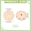 Wood Bracelet Knitters WOOD-WH0029-111-2