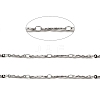 Handmade 304 Stainless Steel Wave Link Chains CHS-G025-14P-2