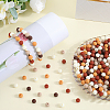 500Pcs Rubberized Style Imitated Silicone Acrylic Beads MACR-SP0001-07D-4