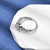 Natural Gemstone Finger Rings RJEW-A084-04P-5