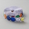 9M Sport Theme Heat Transfer Polyester Grosgrain Ribbons OCOR-WH20005-27C-2