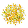 Opaque Glass Round Seed Beads GLAA-TAC0025-07A-07-1