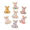 Printed Alloy Enamel Pendants AL-CBA5CD4-04G-1