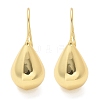 Teardrop Brass Dangle Earrings EJEW-B132-06G-4