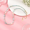 Natural Larimar Beaded Necklaces NJEW-JN06654-1