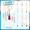 Trumpet Shape Transparent Blank Acrylic Keychain KEYC-AB00057-2