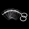 50Pcs Transparent Plastic Resealable Packaging Bags OPP-TA0001-28-4