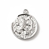 304 Stainless Steel Pendants STAS-B074-08P-11-1