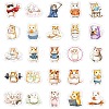 50 Pieces Cute Hamster Doodle Paper Stickers STIC-R001-27-3