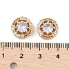 Rack Plating Brass Micro Pave Cubic Zirconia Beads KK-F879-10G-3