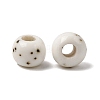 Speckled Round Handmade Ceramic Beads PR-NH0001-02C-2