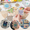 8Pcs 4 Styles Wood Embroidery Board DIY-BC0014-92-5