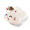 Luminous Resin Lucky Cat Display Decorations DJEW-P020-01A-2