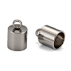 Tarnish Resistant 304 Stainless Steel Cord Ends LS-STAS-E020-7-2