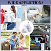 2Pcs 2 Styles Polyester Laundry Drawstring Bags ABAG-CP0001-20-4