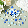Rubberized Style Imitated Silicone Acrylic Beads MACR-PA0001-06A-02-3