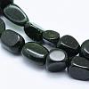 Synthetic Green Goldstone Beads Strands G-K203-37-3