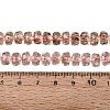 Crackle Transparent Glass Beads Strands GLAA-N068-03A-08-4