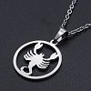 201 Stainless Steel Pendants Necklaces NJEW-S105-JN626-8-1