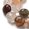 Natural Rutilated Quartz Beads Strands G-B099-B01-01-4