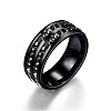 201 Stainless Steel Rhinestone Finger Ring FS-WGE7DD5-07-1