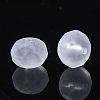 Transparent Frosted Acrylic Beads FACR-N004-003-2