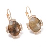 Natural Labradorite Leverback Earrings EJEW-I247-02D-2